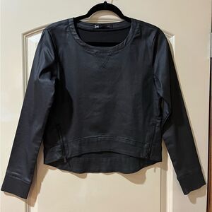 3x1 NYC Long Sleeve Crop Top Black Women’s Size Small